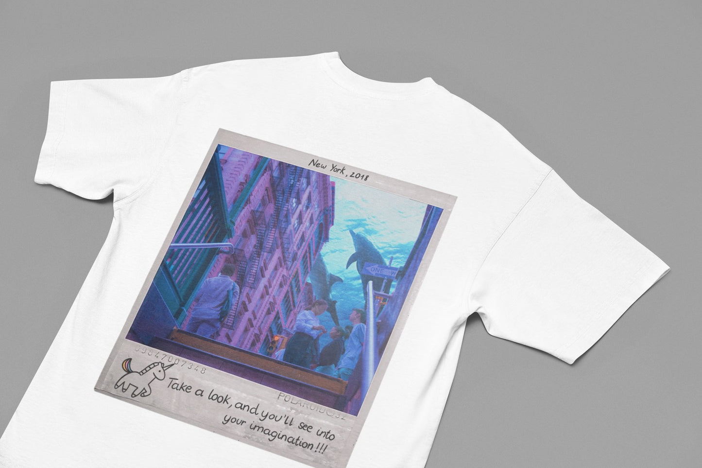 UNICORN TEE WHITE | PEACEHEREx LilBear