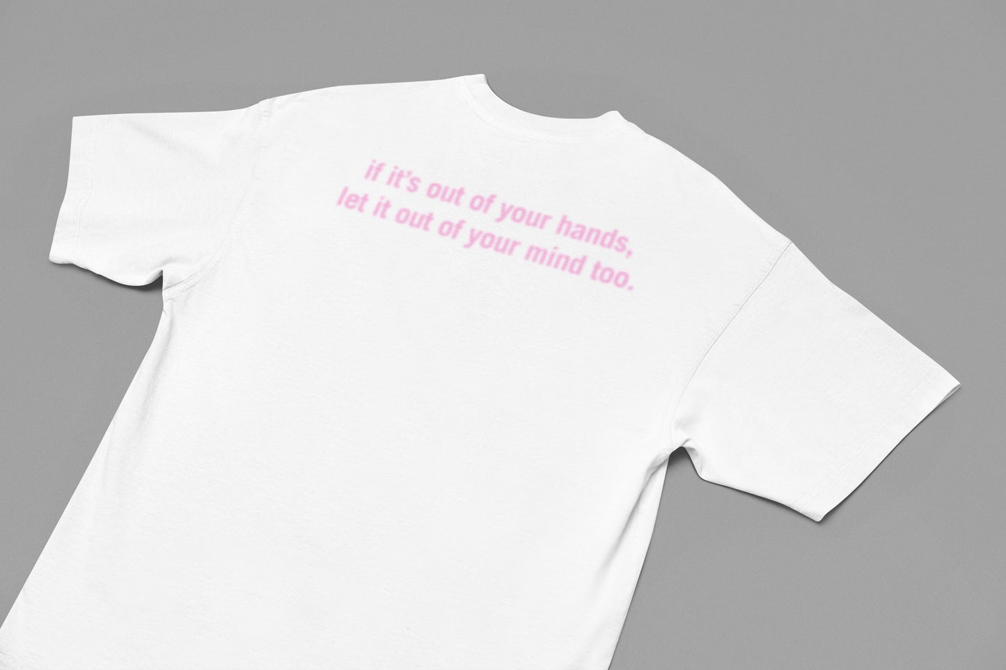 OUT OF YOUR HAND WHITE TEE | PEACEHEREx LilBear