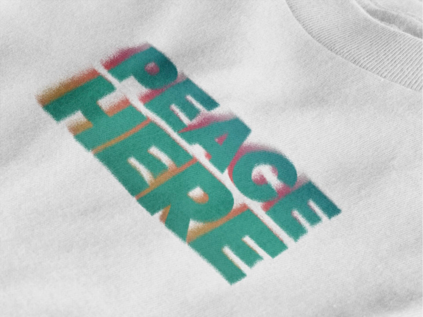 ASTRO WHITE TEE V2 | PEACEHEREx LilBear