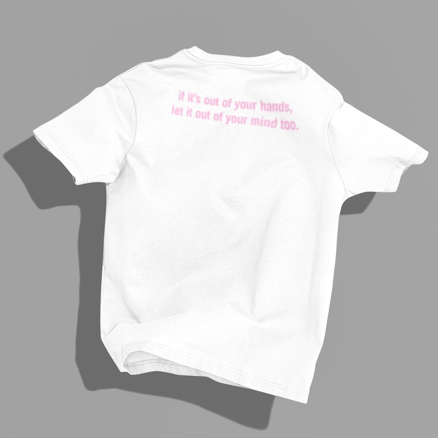 OUT OF YOUR HAND WHITE TEE | PEACEHEREx LilBear