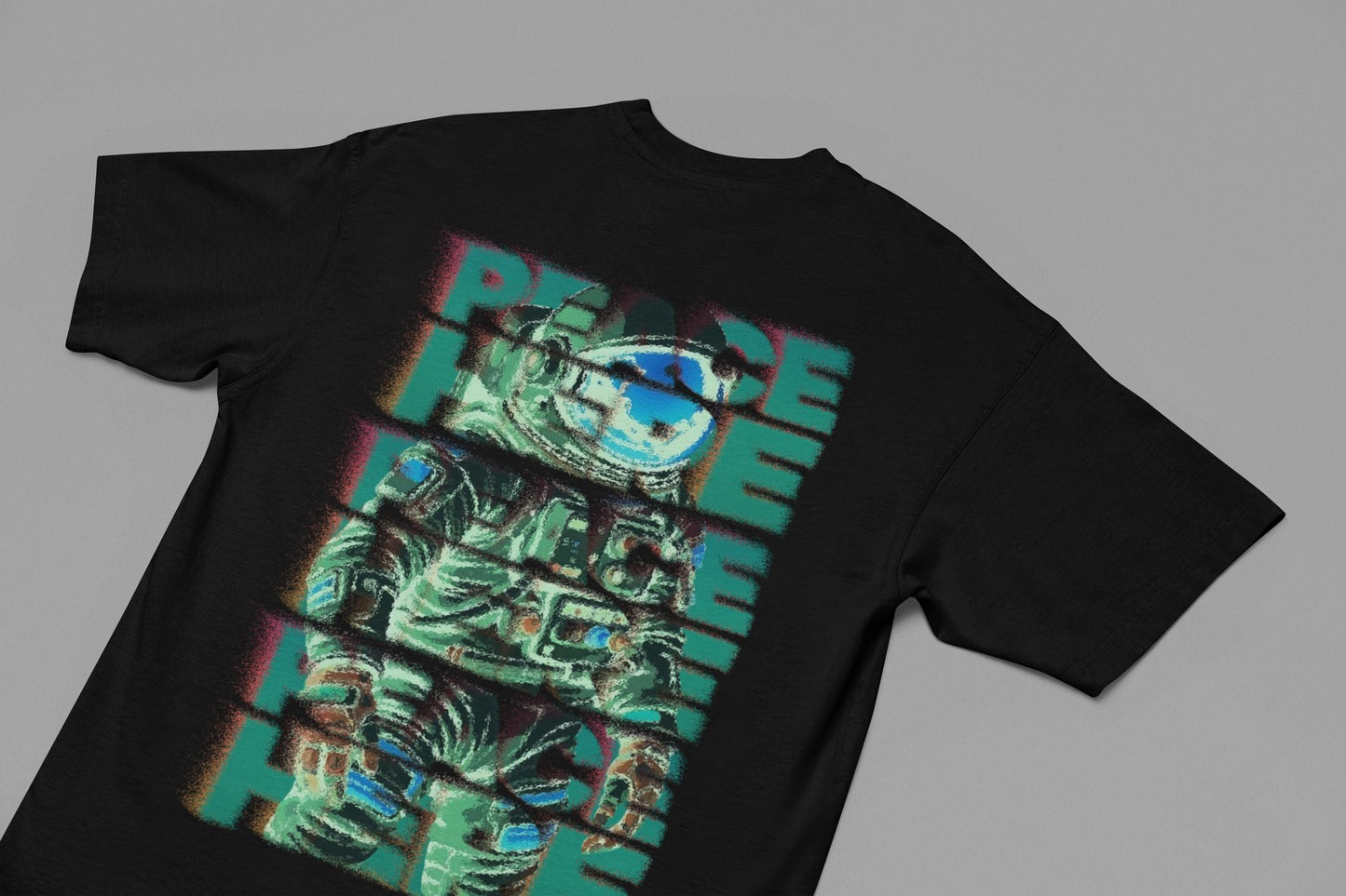 ASTRO BLACK TEE V2 | PEACEHEREx LilBear