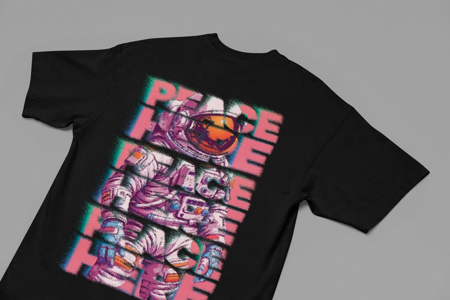 ASTRO BLACK TEE | PEACEHEREx LilBear