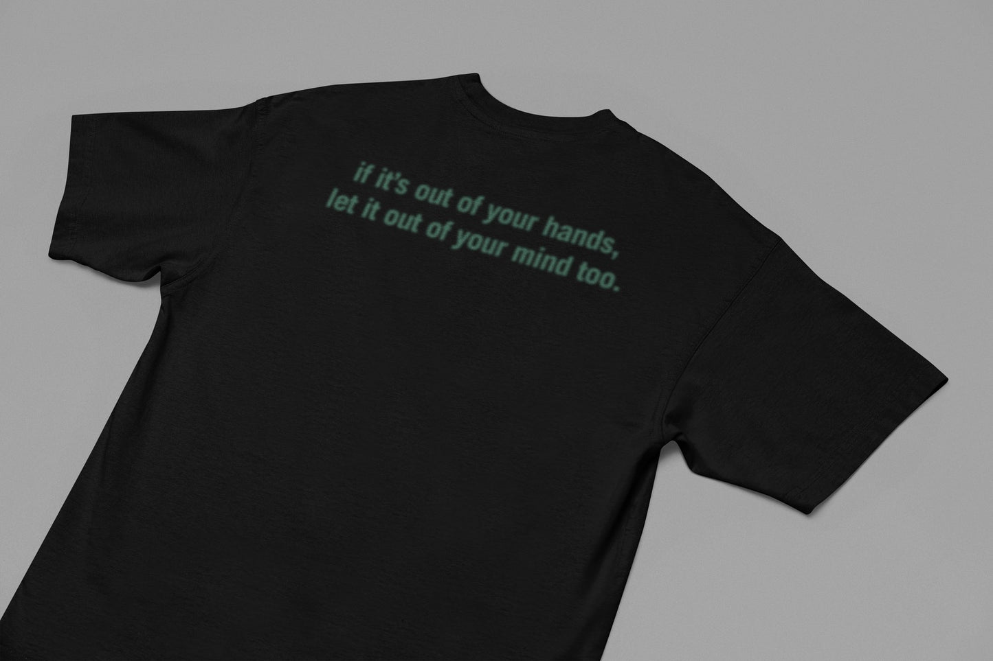 OUT OF YOUR HAND BLACK TEE | PEACEHEREx LilBear