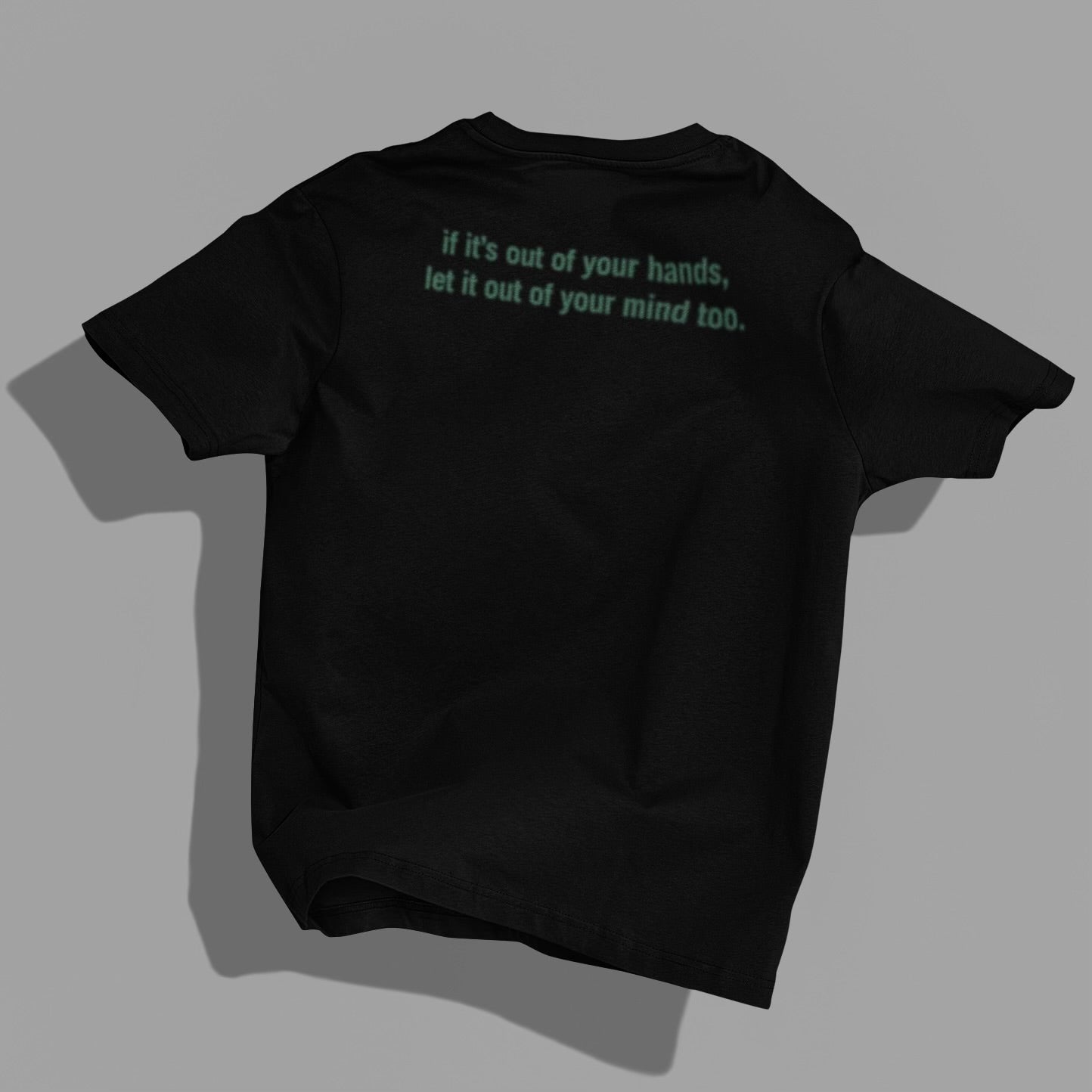 OUT OF YOUR HAND BLACK TEE | PEACEHEREx LilBear