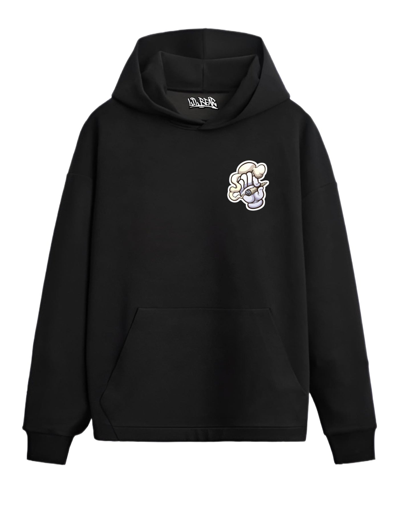 Hoodie Smoking Hand