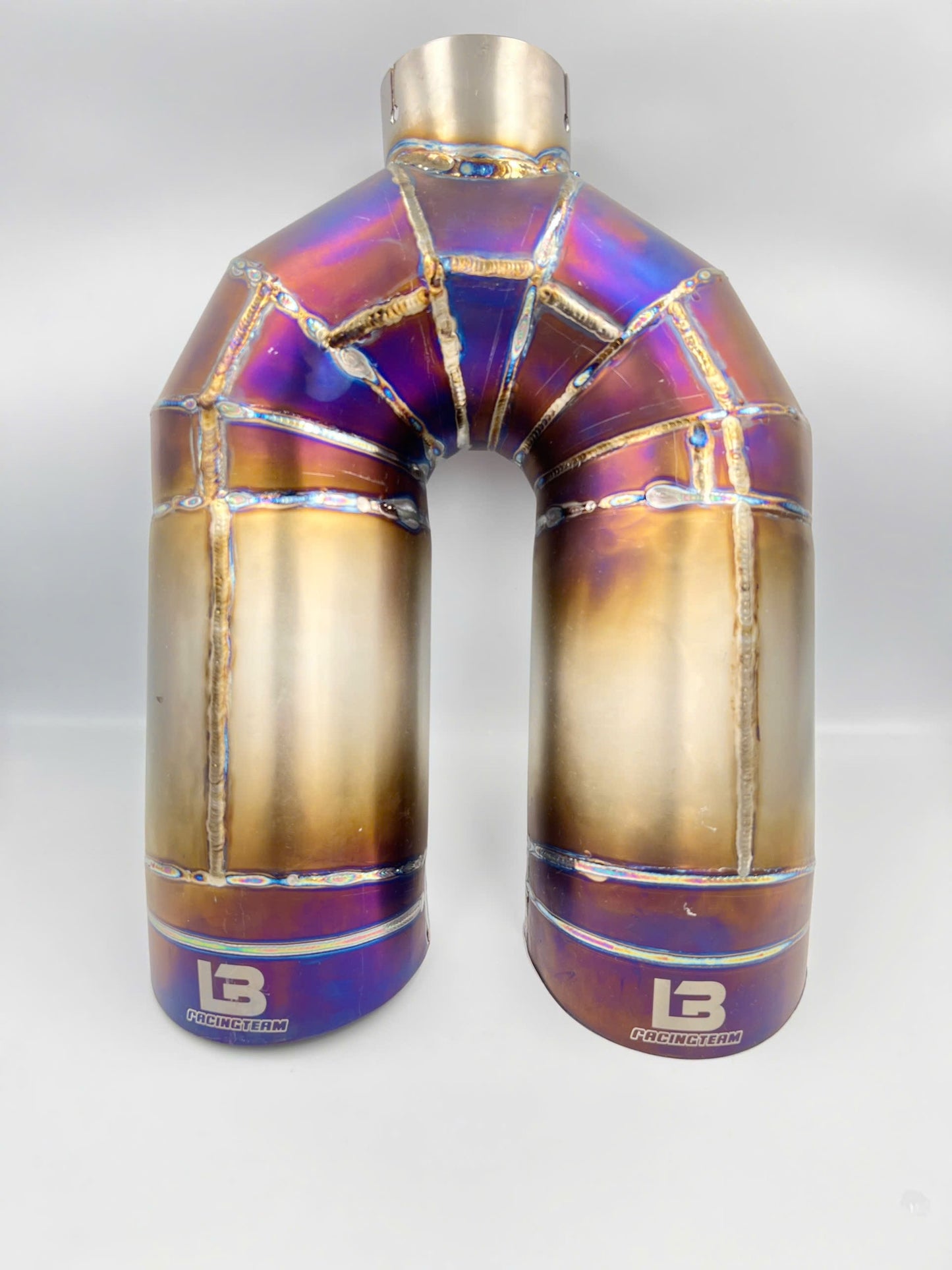 Dual Burn Tip Titanium Exhaust Custom by LB RACING